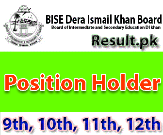 BISE DI Khan Board Matric Position Holders 2024 SSC 10th 9th Toppers  Highest Marks